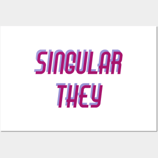 Singular They Posters and Art